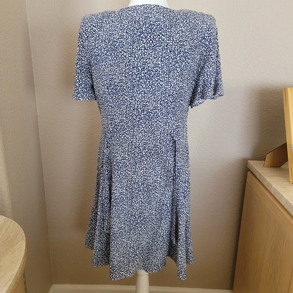 Vintage E.D.Michaels Maxi Floral Dress Size 6 - Picture 4 of 6